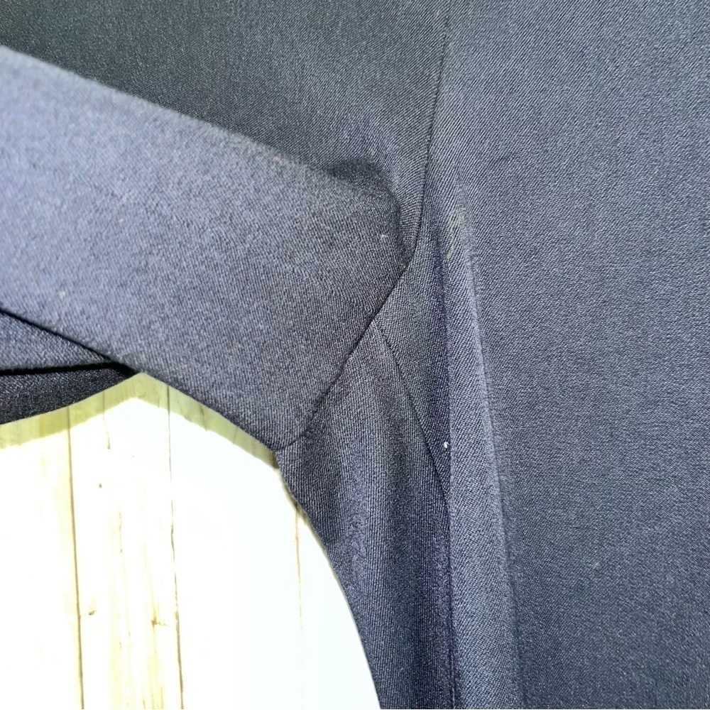 Talbots Black Heritage Side Zip Straight Leg Pants - Picture 4 of 7